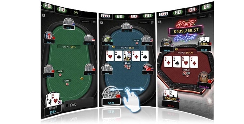Breakout Poker mobile app