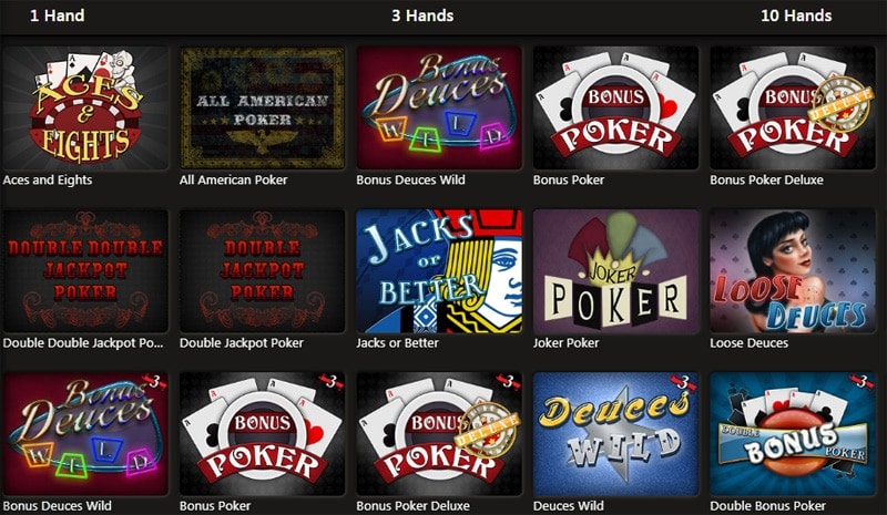 Diamond Reels Casino Video Poker