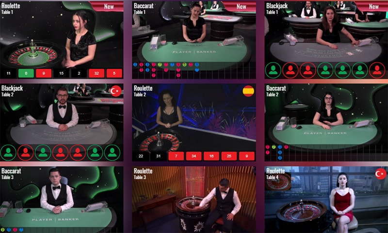 Drake Casino Live Casino Section