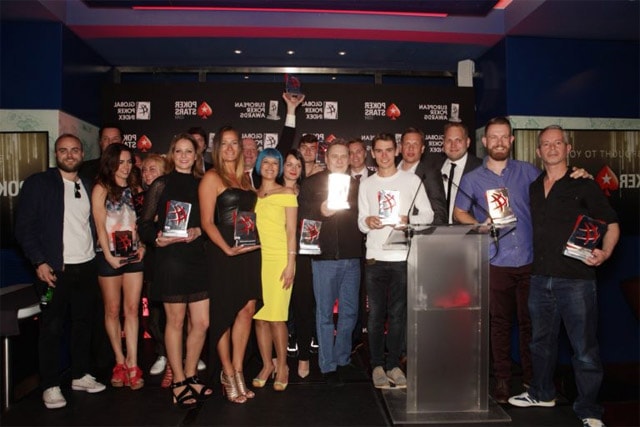 All European Poker Awards winners for 2016 together. Photo by europeanpokerawards.com