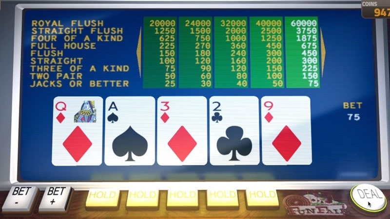 Video Poker on FunFair Casino
