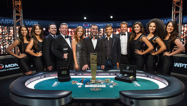 Farid Yachou claimed the victory in the super strong field of the inaugural Monster WPT Tournament of Champions (source: worldpokertour.com)