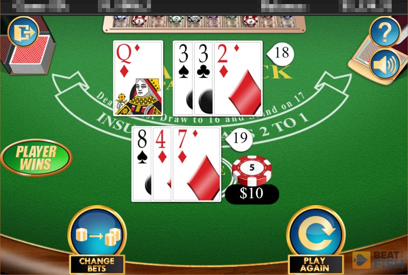 Blackjack at 5Dimes Casino