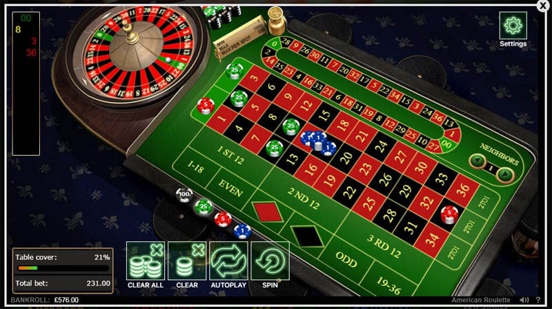 Table Games at 888 Casino