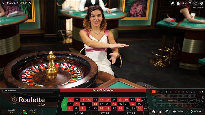 Barbados Casino live dealer roulette