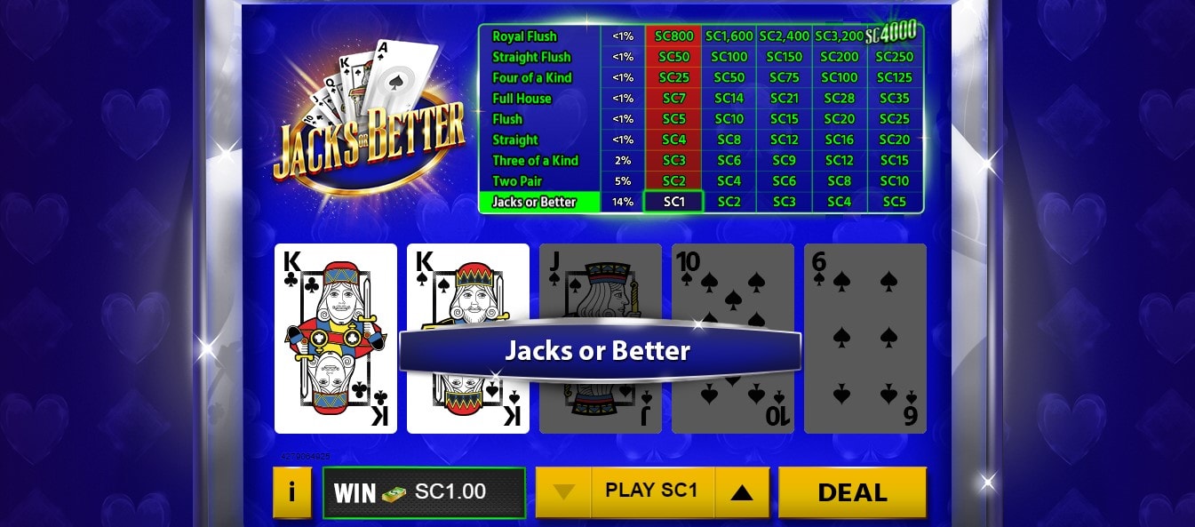 Chumba Casino Video Poker
