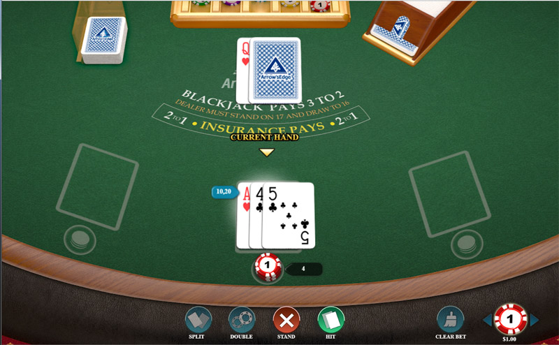 Blackjack Table at Drake Casino