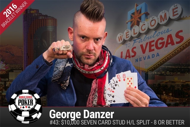 George Danzer takes another WSOP bracelet to Germany, after taking down the R$10k Stud Hi-Lo Championship