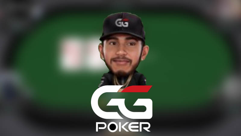 Lewis Hamilton playing online poker at GGPoker