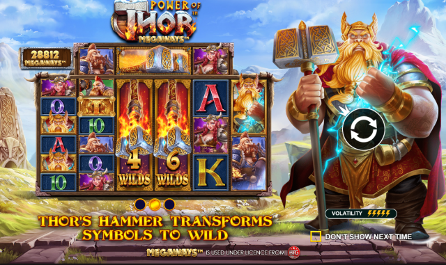 Pragmatic Play Slot Power of Thor Megaways