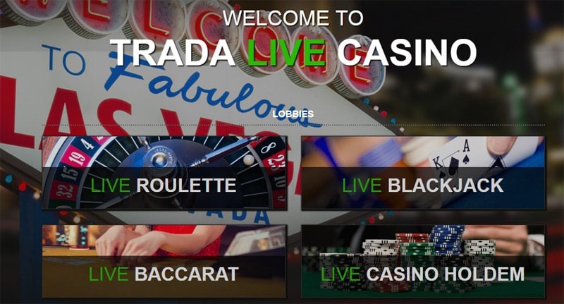 Trada Casino Live Dealers