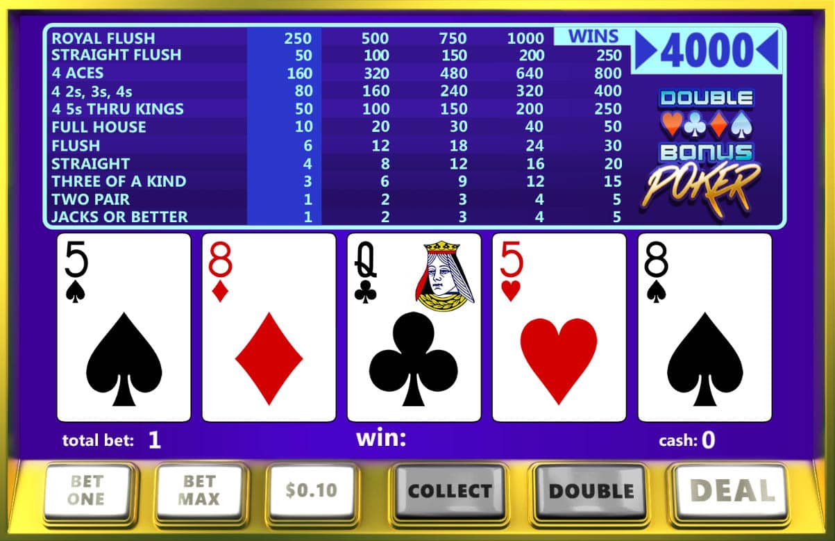 Slotland Casino video poker.