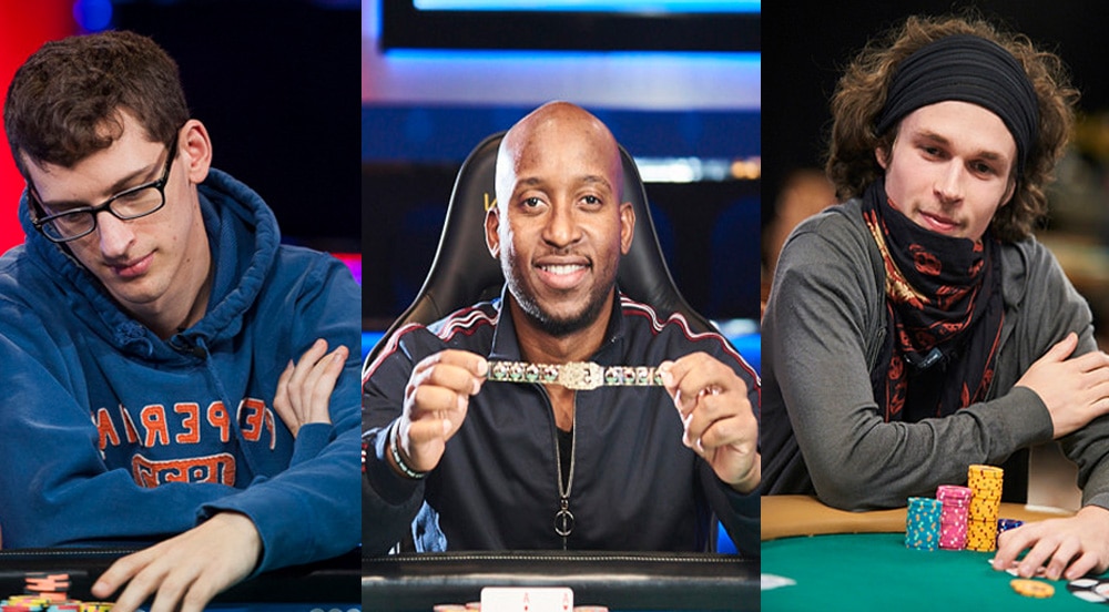 Daniel Zack, Ben Heath and Femi Fashakin WSOP