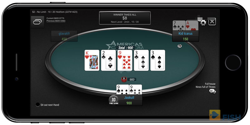 Jackpot Tournaments on Brasil Cardroom Mobile