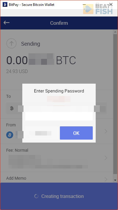 Sending Bitcoin Using Bitpay