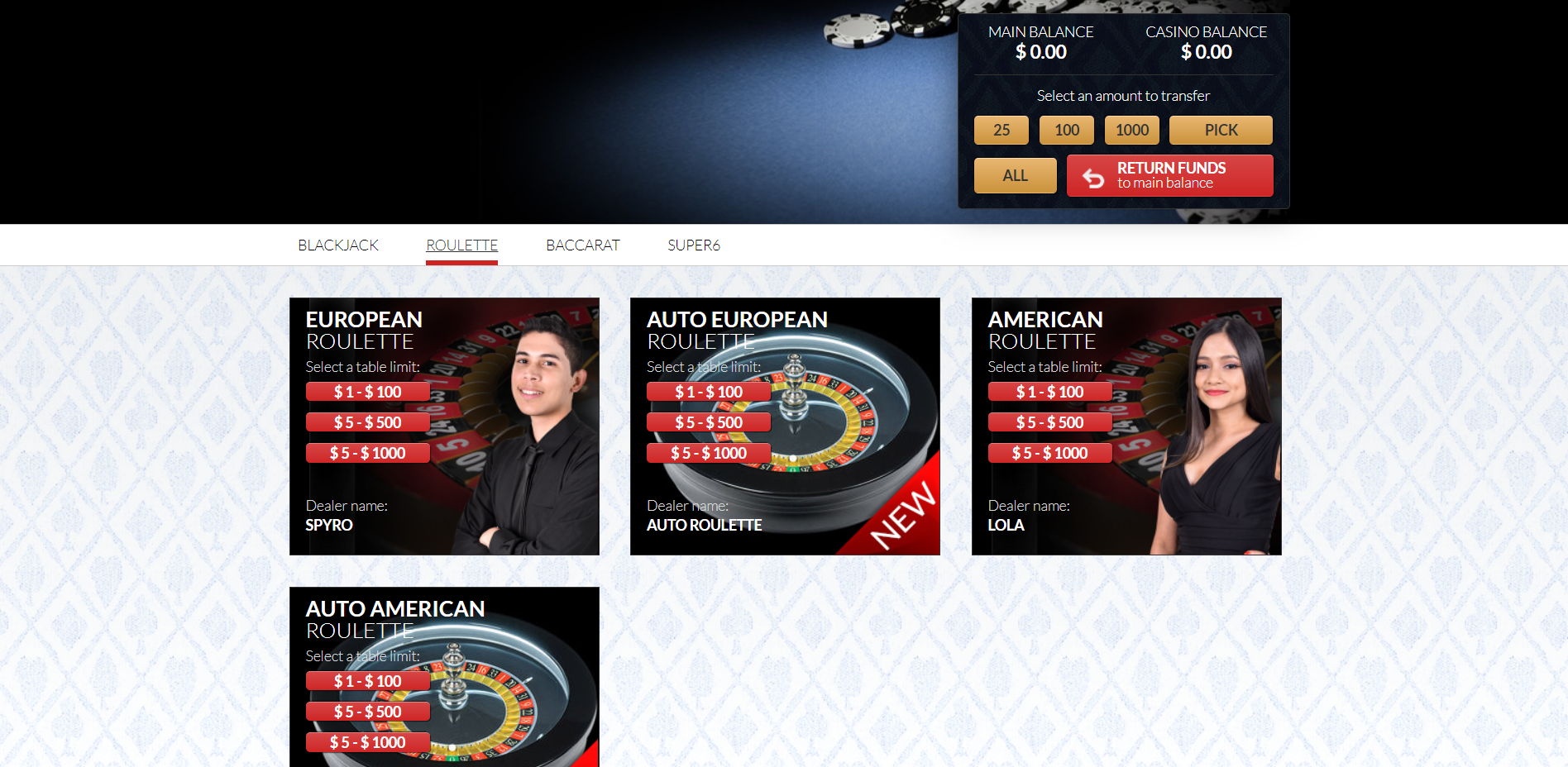 bovegas live casino