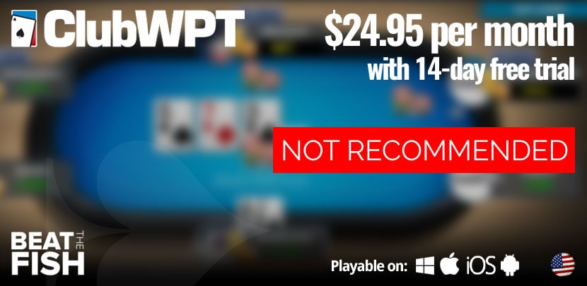 ClubWPT Is Not Recommended