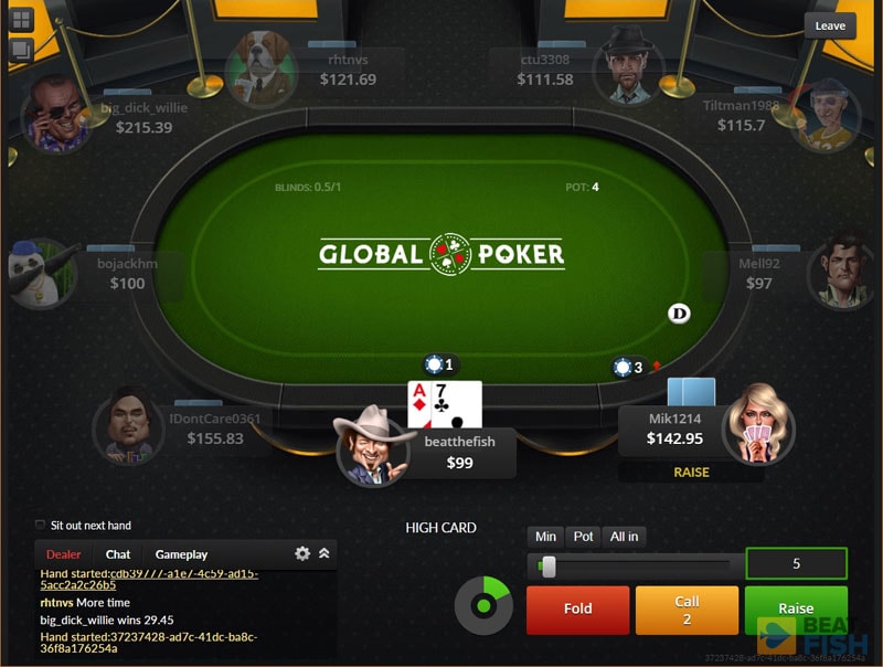 Global Poker No-Deposit Bonus