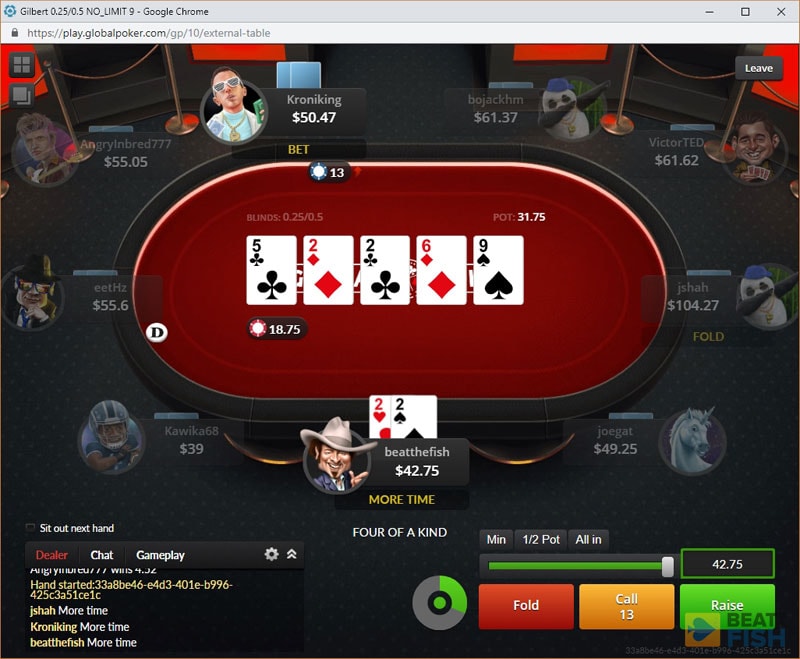 Global Poker without Downloading