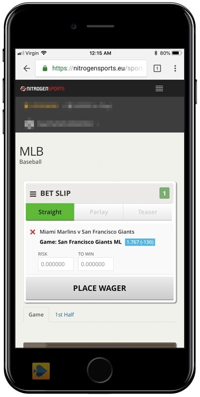Nitrogen Sports Betting App