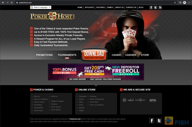 PokerHost Website Download