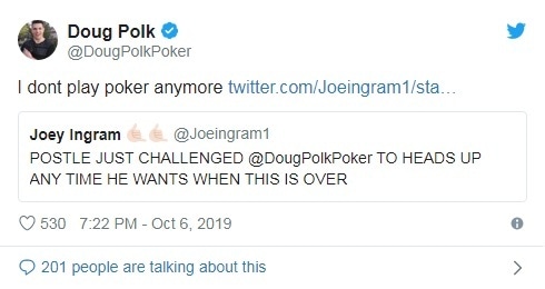 Doug Polk Refusing the Invitation