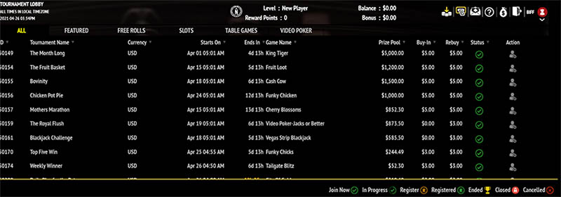 Red Stag Casino Tournaments
