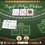 Triple Edge Poker table game at Super Slots Casino