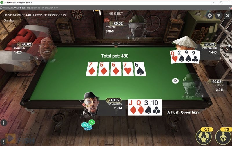 Unibet Poker without a Download