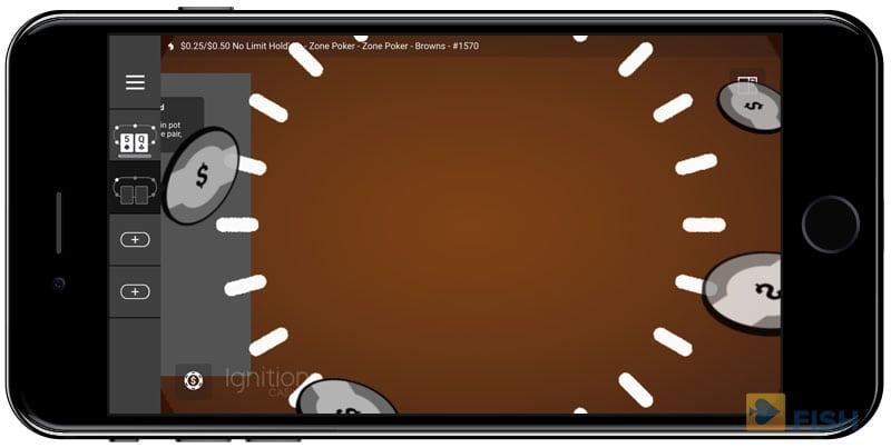 Winning Hand with Ignition on iPhone